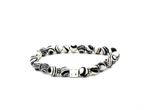 Zebra Jasper Gemstone Bracelet by LRV