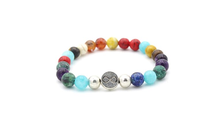 Colourful Mix Gemstone Bracelet by LRV