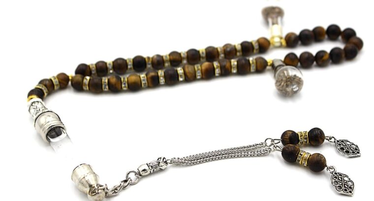 Unique Bronzite Gemstone Prayer Beads Tesbih