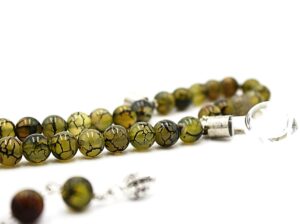 Peridot Luxury Gemstone Prayer Beads Tesbih by Luxury R Visible LRV BS200K