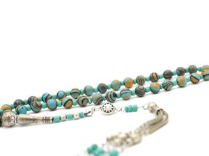 Handmade Turquoise Gemstone Beads Only by Luxury R Visible LRV TQ32K