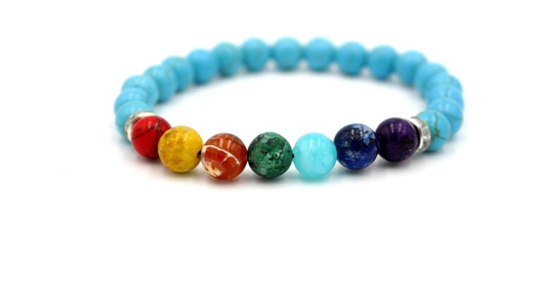 Charming  Mix Turquoise & Gemstone Bracelet by LRV