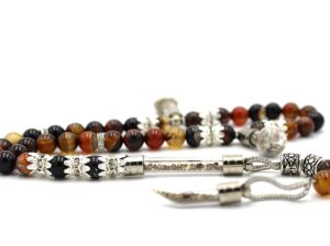 Luxury One of a Kind Meditation Agate Gemstone Prayer Beads Only by Luxury R Visible LRV BS40K