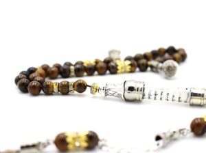 By LRV Tiger Eye Meditation Gemstone Prayer Beads Tesbih