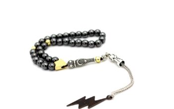 Lightning By LRV Hematite Gemstone Prayer & Meditation Beads UK160K