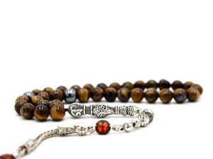 Hematite & Tiger Eye Gemstone, Meditation & Prayer Beads